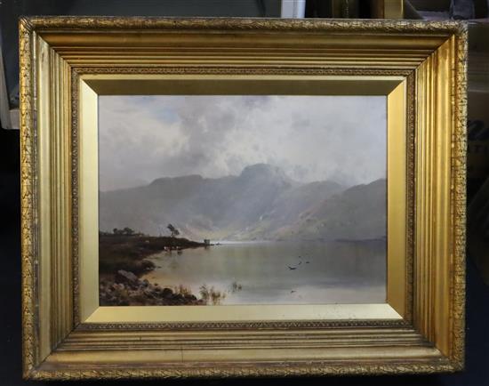 Alfred de Breanski (1852-1928) Easedale Tarn 15.5 x 21.75in.